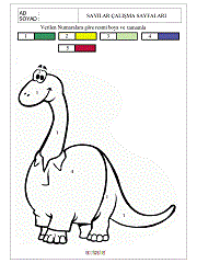 sayı kadar resim boyama çalışma sayfaları